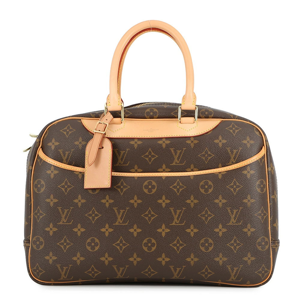 Louis Vuitton Monogram Deauville Bowling Vanity Handbag